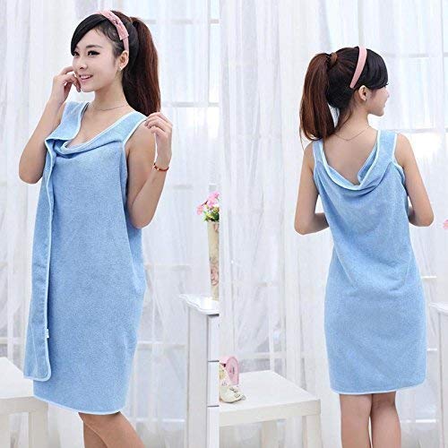 Hetarmi Enterprise Womens Cotton Soft Magic Bath Wearable Towels for Spa Shower Body Wrap Beach Dress Multicolour - Image 2