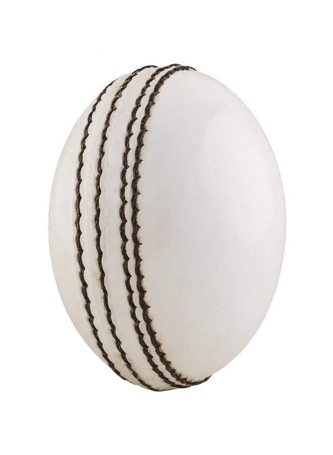 Cricket Hard Balls for Club, Practice,Test Matches,one Day,T20 Matches Games Hand Stitched,Tanned Leather Polished,County Crown Match (156g / 5.5oz) (White) - Image 1