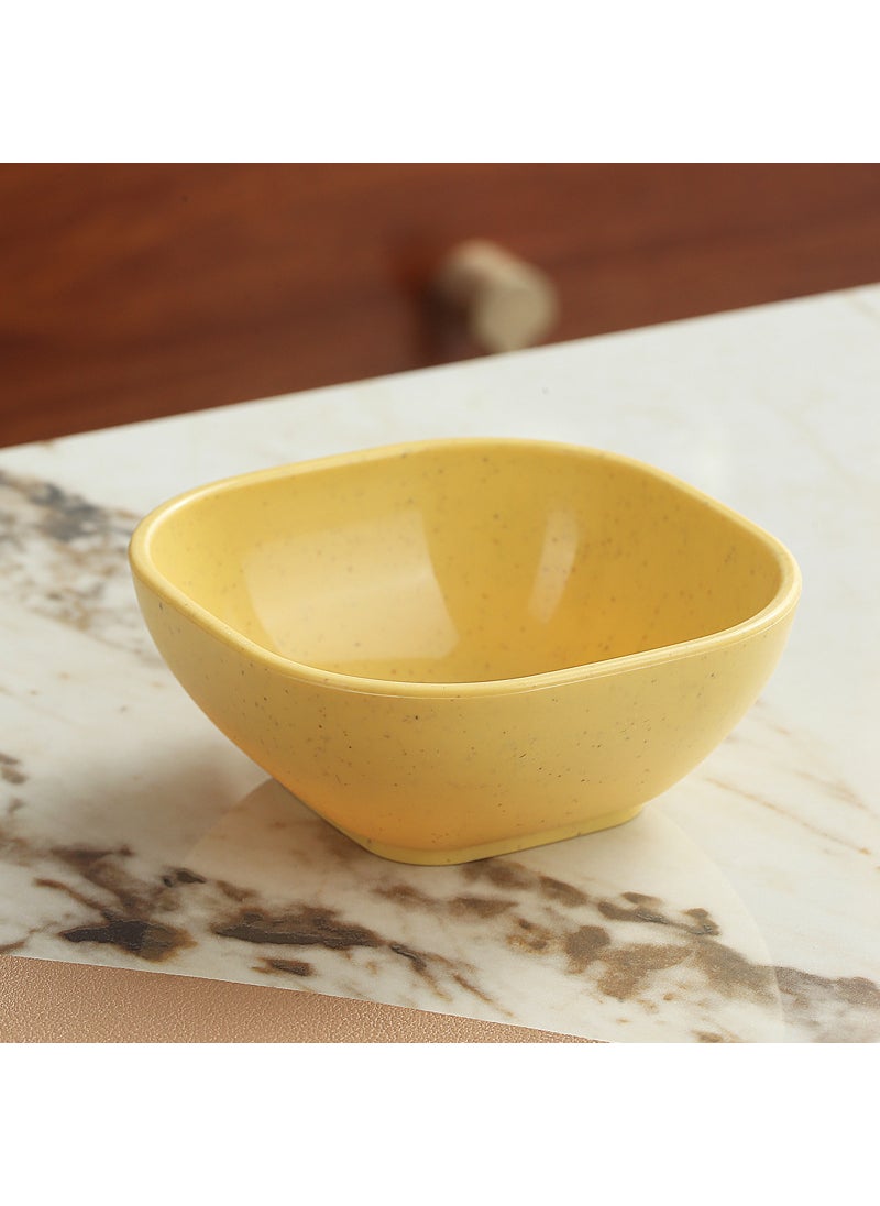Generic Wheat Straw Sauce Dishes Home Use Yellow 