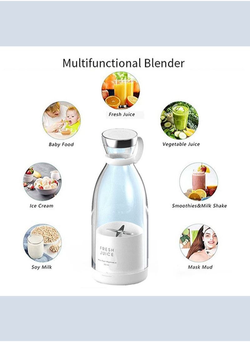 Generic - Portable Electric Juicer Blender USB Mini Fruit Mixers Juicers Fruit Extractors Food Milkshake Multifunction Juice Maker Machine 350ml - Image 1