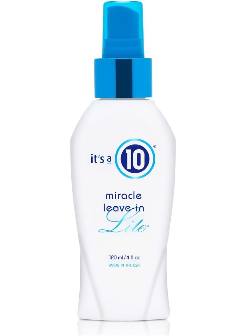 It's a 10 Haircare Miracle Leave-In Lite 4 fl. oz. - Image 1