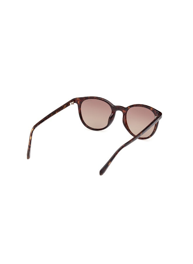 GUESS نظارات شمسية دائرية حقن GU00118 للرجال مقاس 51، هافانا داكنة - Image 5