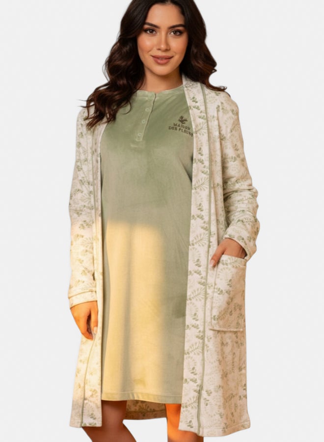 Familia Homewear NightShirt With Robe - Image 1