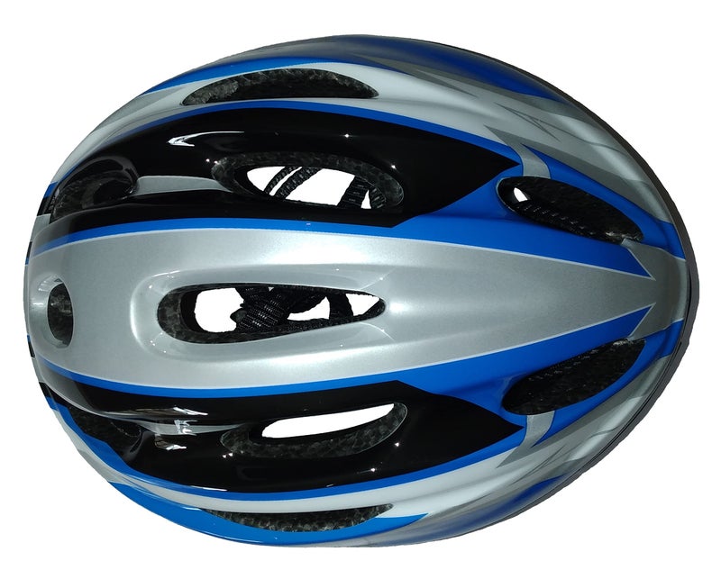 Tima Cycling Skating Helmet with Thick Extended Polyestern (EPS) Plastic Sports Head Protector Lightweight for Adults - Unisex Bicycle Helmets for Women and Men (Medium, Blue) - Image 1
