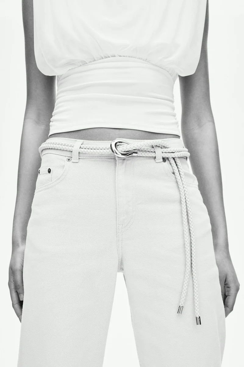 H&M Straight twill trousers