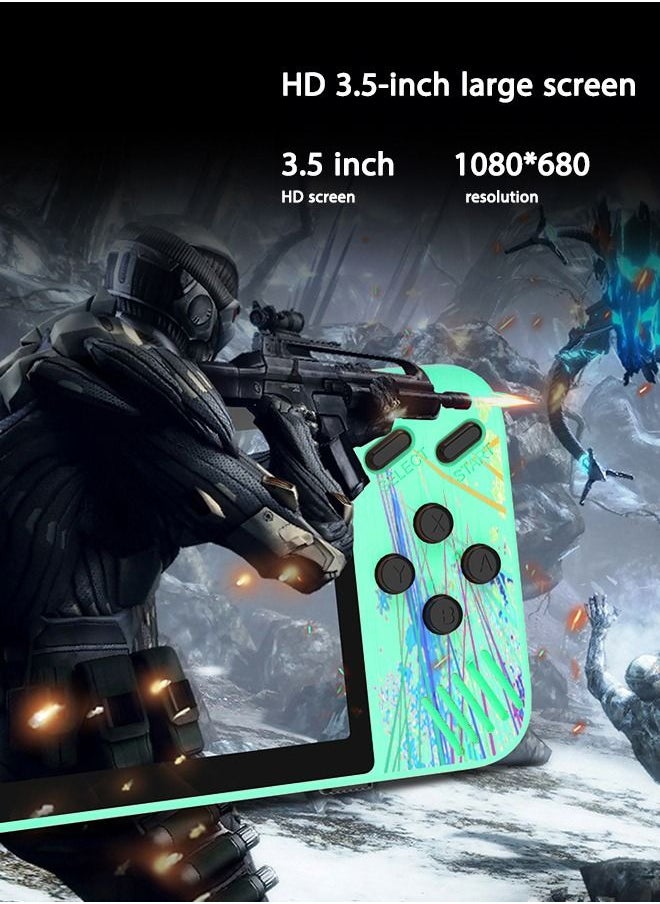 ULHYC Handheld Game Console Retro Handheld Game Console 3.5-inch Large Screen Retro Video Game Console Built-in 800 Classic Games Great Gift for  Kids AdultsHandheld Game Console Retro Handheld Game Console  - Image 3
