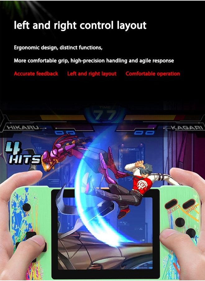 ULHYC Handheld Game Console Retro Handheld Game Console 3.5-inch Large Screen Retro Video Game Console Built-in 800 Classic Games Great Gift for  Kids AdultsHandheld Game Console Retro Handheld Game Console  - Image 5