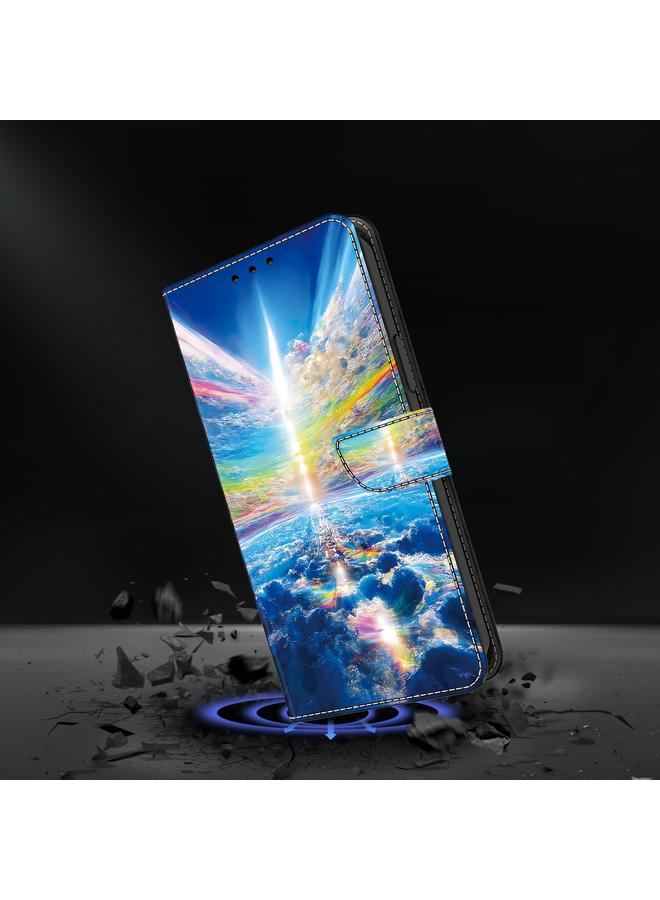 اس-توب جراب هاتف Nokia G20 مصنوع من الجلد المطلي بالكريستال - Image 4