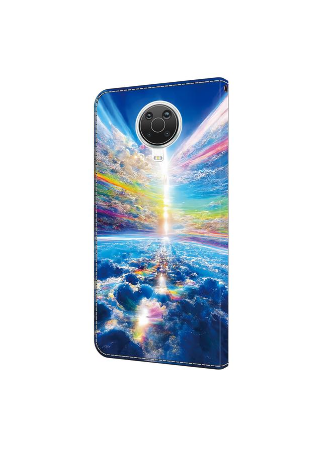 اس-توب جراب هاتف Nokia G20 مصنوع من الجلد المطلي بالكريستال - Image 3