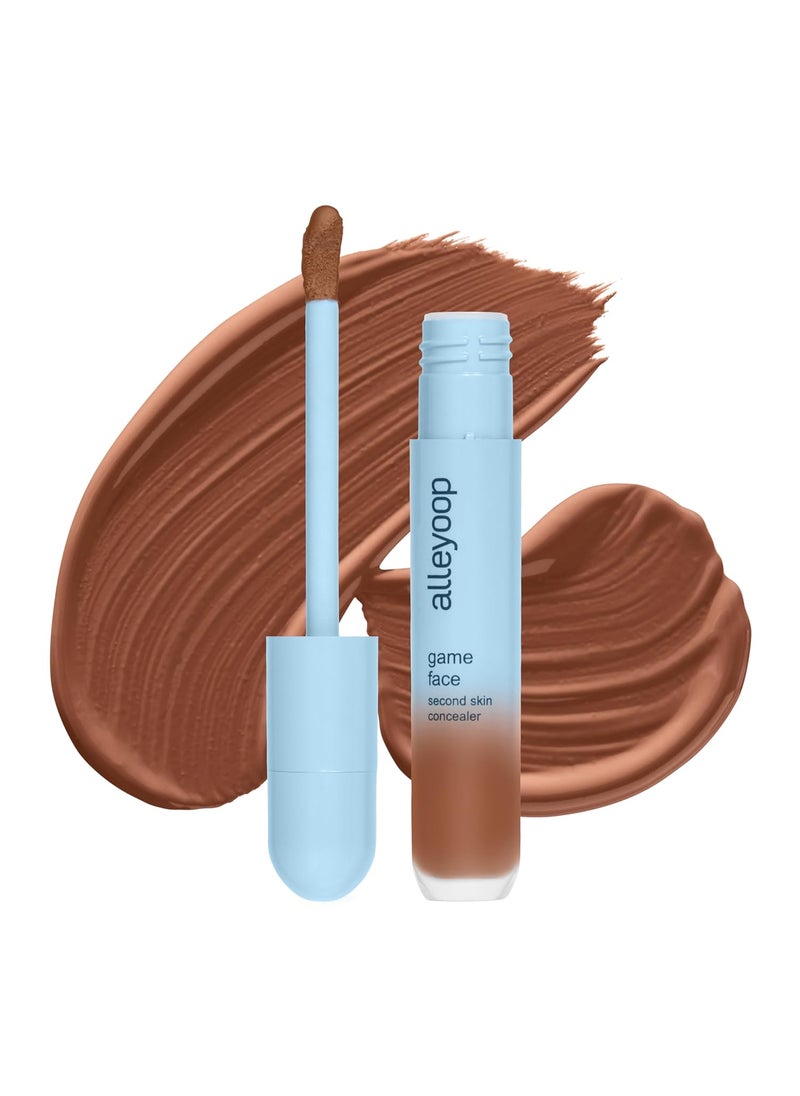 ALLEYOOP Alleyoop Game Face Concealer Makeup, Lightweight to Medium Buildable Coverage Under Eye Concealer, For Blemishes, Crease-proof and Hydrating with Smooth Second Skin Finish - Energetic 