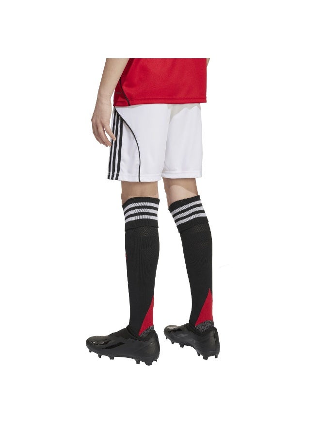 Adidas Mufc H Sho Y White Football Shorts For Junior 7-8Y - Image 3