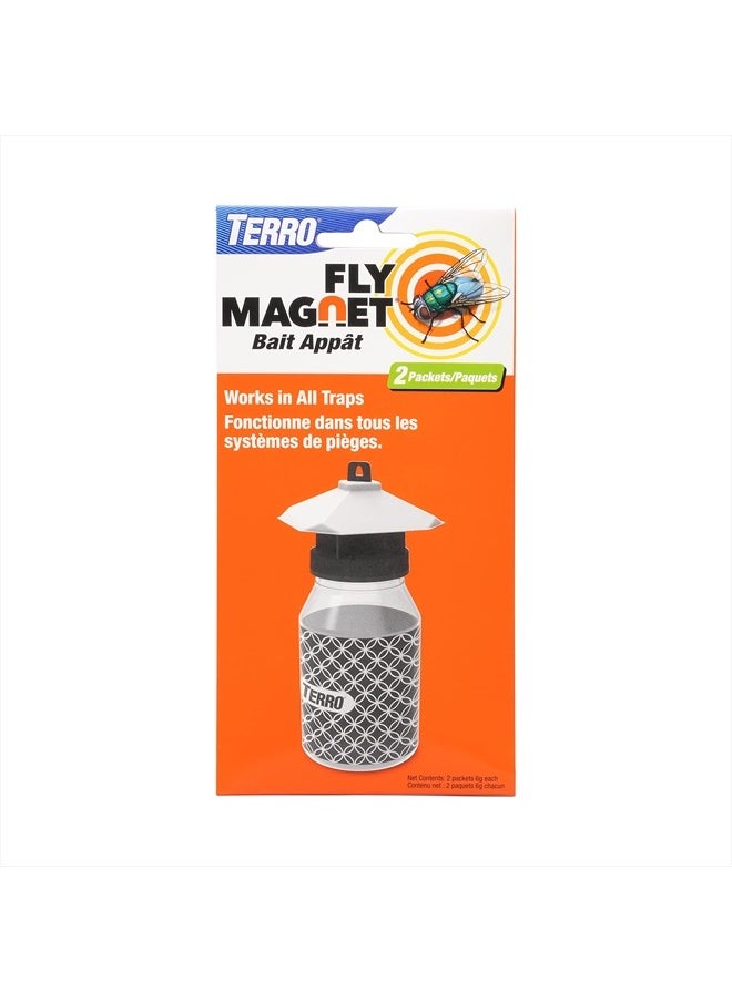 Terro - TERRO T382 Fly Magnet Replacement Bait - 2 Fly Magnet Trap Attractants - Image 1
