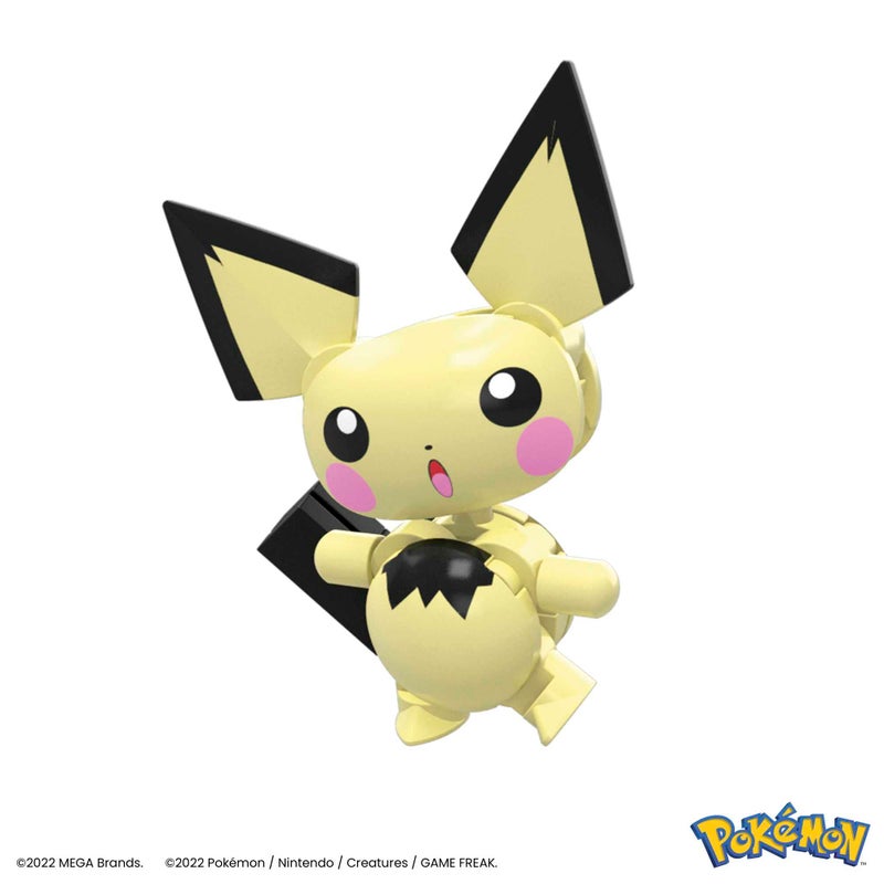 Mega Brands MEGA PokÃ©mon Action Figure Building Toys for Kids, Pikachu Evolution Set with 159 Pieces, 3 Poseable Characters, 8 Year Old Gift Idea - Image 5