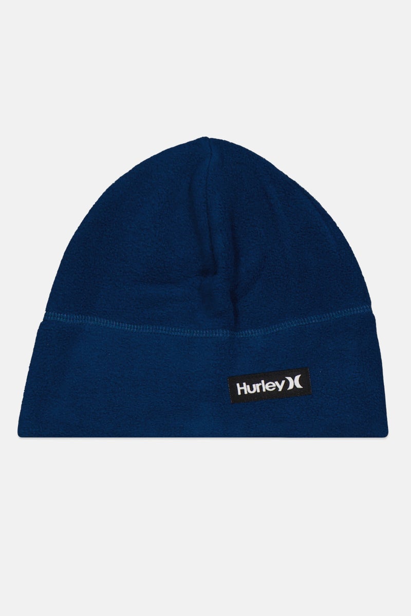 Hurley Women Brand Logo Beanie, Blue - Image 1