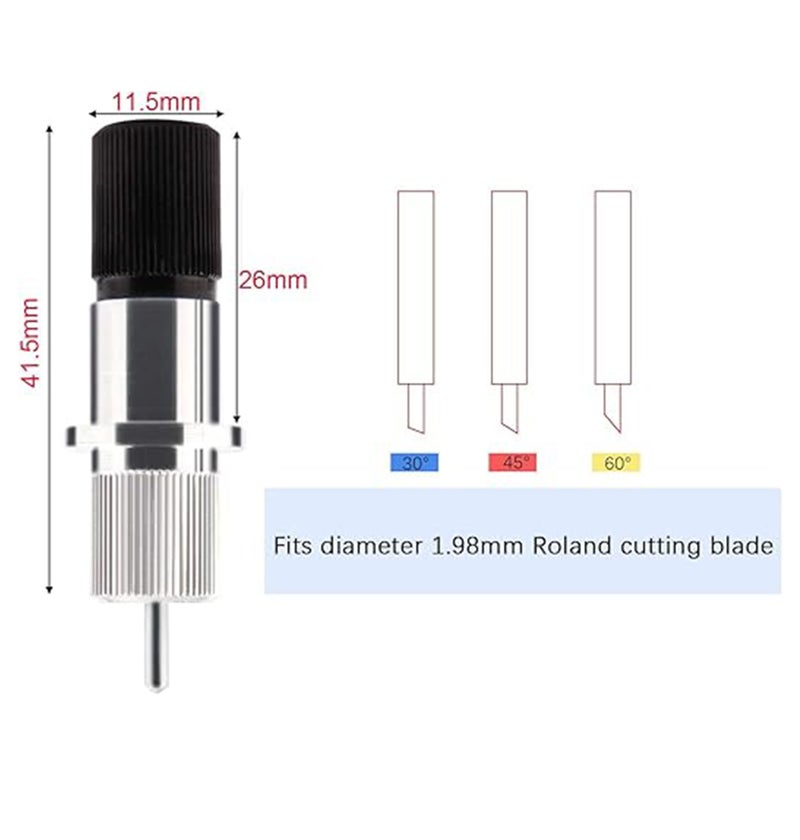 تينيث قاعدة حامل شفرة Teneth لراسمة القطع من رولاند، سكين قطع الفينيل، بديل حامل الشفرة - Image 3