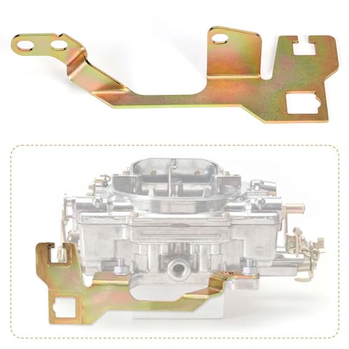 Atesilor Throttle Cable Bracket and Kickdown Cable Bracket #157313 Compatible with Edelbrock Carburetor Performer, for Thunder AVS, for Quadrajet-style Carburetors Fits TH350, 700-R4 and 200-4R Cables - Image 2