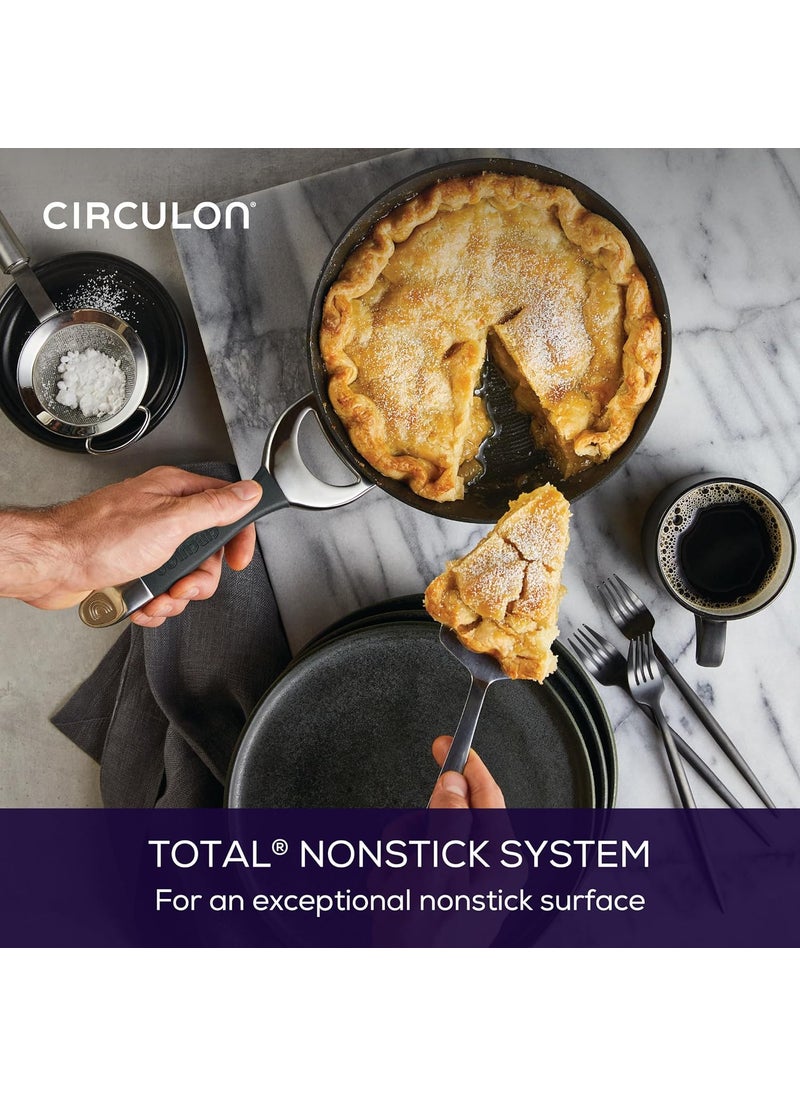 Circulon Circulon 87378 Symmetry Hard-Anodized Nonstick Frying Pan, 8.5-Inch, Black  - Image 4