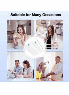 Y&D Reusable Silicone Safety Face Mask, Anti Air Dust Glasses Style Visor, 6 Pcs Transparent Fog Layer Unisex Mouth Cover Fashion Protective for Daily Use  - Image 3