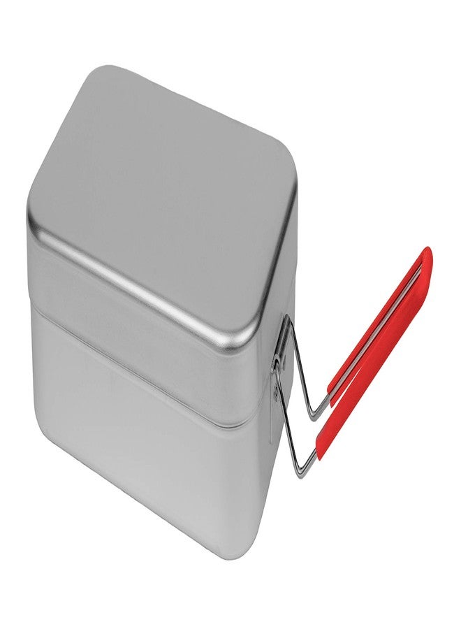 Trangia Mess Tin Reusable Sustainable Storage Container, Red Handle, Large - Image 1
