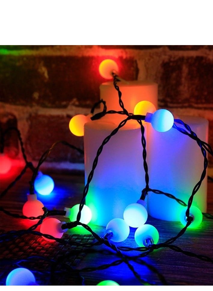 Generic Camping atmosphere lights LED kerosene bottle lights tent ceiling decoration decoration decoration color lights camp solar lights string 5 meters 20 lights Multicolour