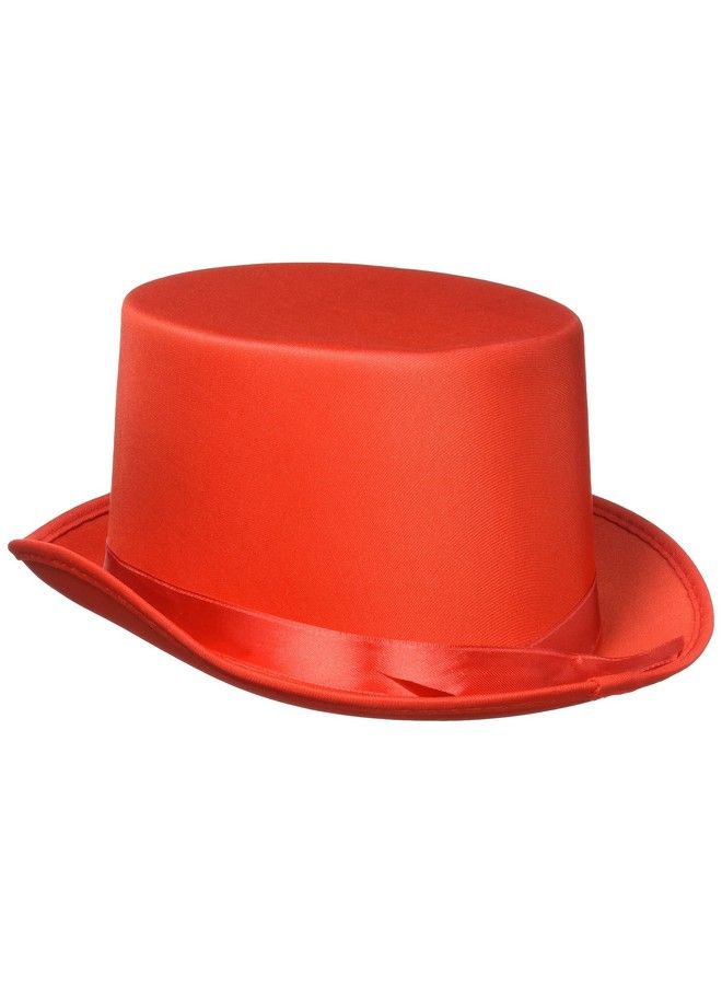 Beistle Satin Sleek Top Hat (Red) Party Accessory (1 Count) - Image 2