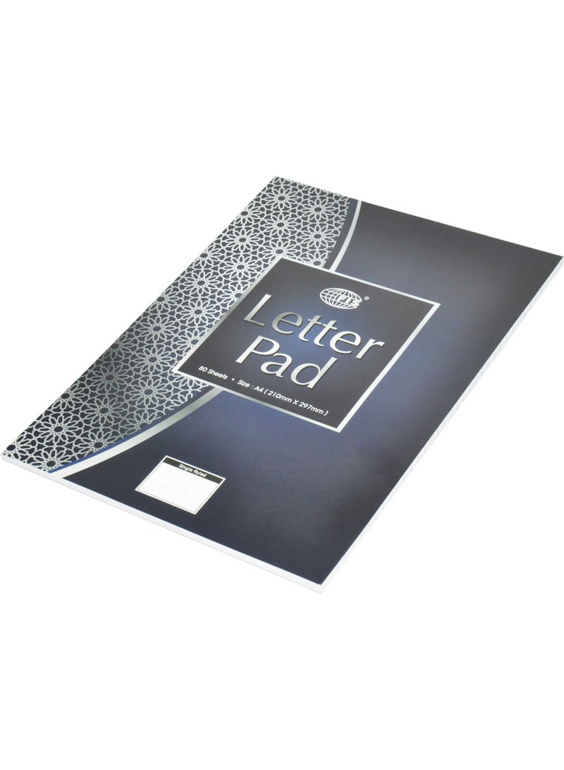 FIS 10-Piece FIS Letter Writing Pad A4, 80-Sheets, Sigle Line - FSPDA41502 - Image 3