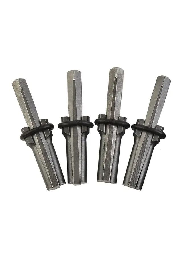 4 Pcs Metal Chisel Set For Stone Brick Masonry With Ergonomic Grip - Image 1