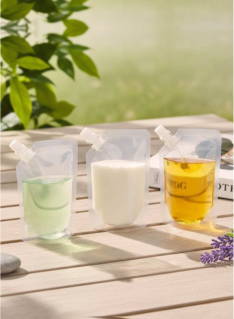 10 Pcs Grain And Legumes Storage And Organization Bags - Airtight Reusable Storage Bags, Transparent Moisture Proof For Rice Wheat Beans, With Suction Nozzle And Handle, Resistant Temperature From -60°C To 100°C - Image 1