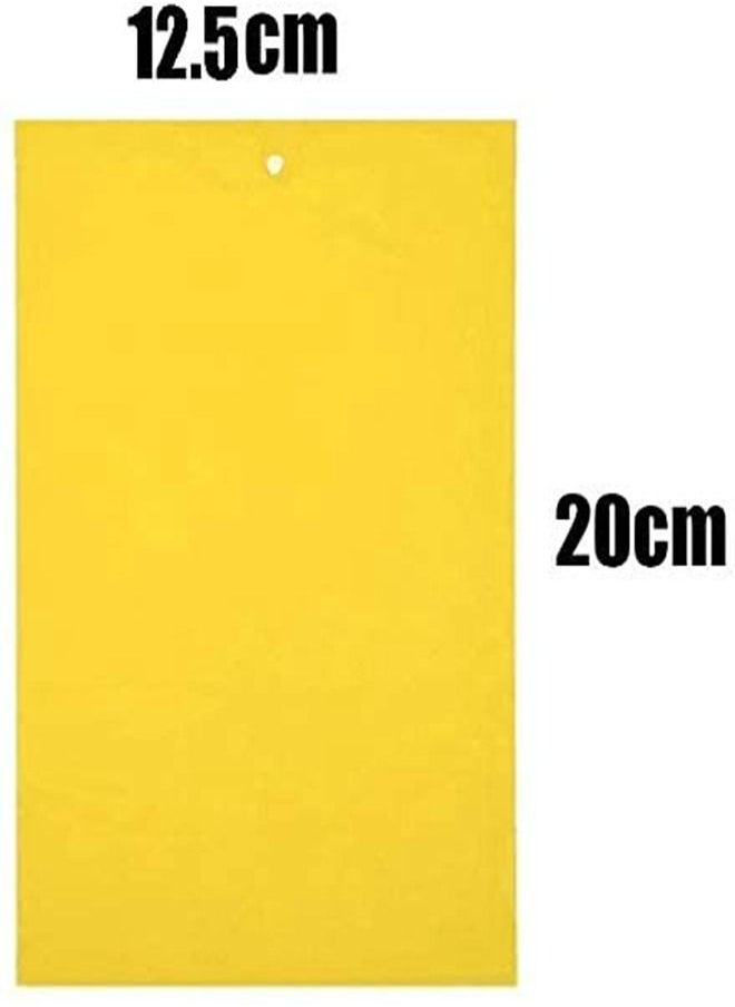 30-Piece Sticky Traps for Indoor or Outdoor Use, Flying Insects Catcher Such as Fruit Fly, Aphids, Whiteflies, Leafminers, Mosquitos, Fungus Gnats