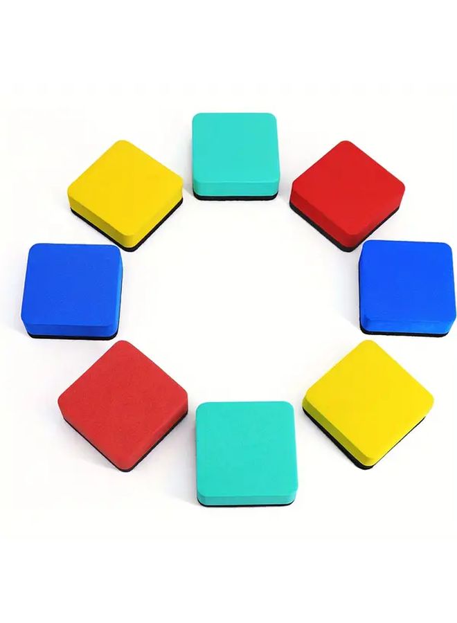 4 Pack Heavy Duty EVA Dry Erase Board Eraser Cleaner 4 Colors Green For Classroom Office - Image 3