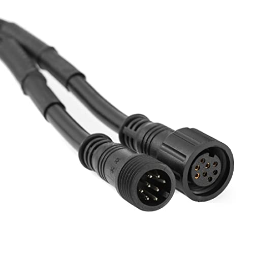 Auxbeam كابل تمديد Auxbeam لوحدة التحكم في التبديل 6 Gang BC60، GC60، خط سلكي ممتد، 1.2م/47 بوصة - Image 5