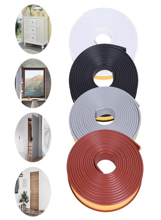 EVERDIJ U-Shape Edge Banding, 16.4ft Self Adhesive Veneer Edging,TPE Flexible Furniture Edge Protector for Cabinet Repair Furniture Restoration (20MM, White) - Image 4