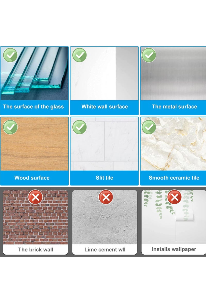 SYOSI 2pcs Shower Head Holder, Space Aluminum Non-marking Free Punch Bracket, Handheld Wall Mount Bracket with 2 Hooks, Strong Waterproof Adhesive Adjustable Suitable for Home Bathroom - Image 5