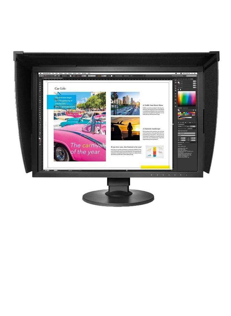 EIZO - EIZO ColorEdge CG2420 61.1 cm (24.1 inch) graphics monitor (DVI-D, HDMI, USB 3.1 hub, DisplayPort, 10 ms response time, resolution 1920 x 1200, wide gamut) black - Image 1