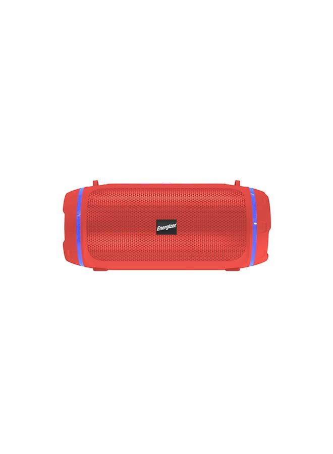 NIBEMINENT PowerSound Bluetooth Speaker with Built-in Power Bank Red  - Image 1
