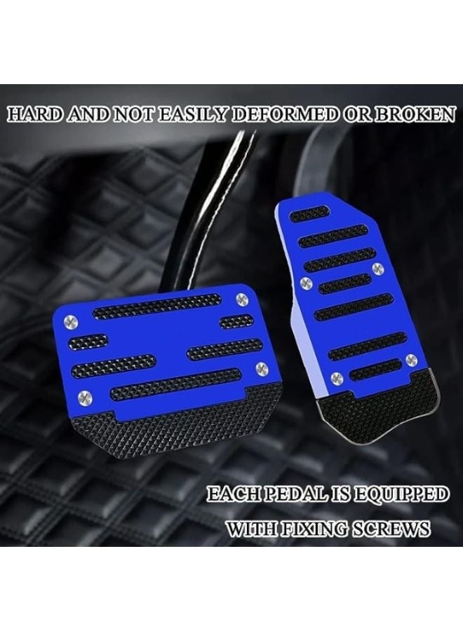 Generic 1 Set Aluminum Alloy Non-Slip Pedal and Sport Brake Pedal Pads  - Image 4