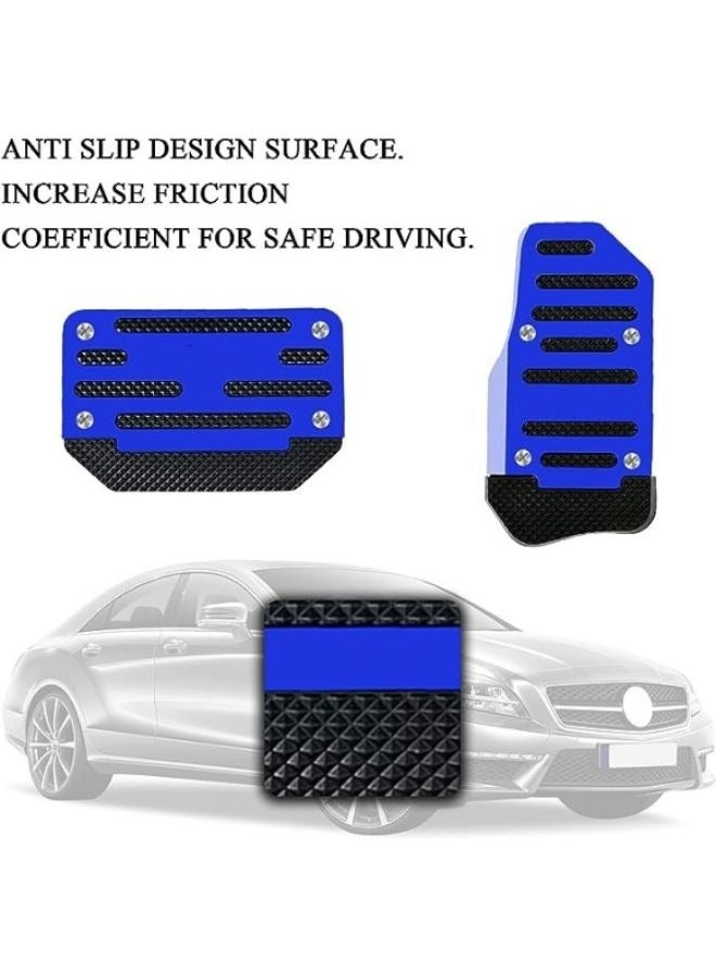 Generic 1 Set Aluminum Alloy Non-Slip Pedal and Sport Brake Pedal Pads  - Image 5