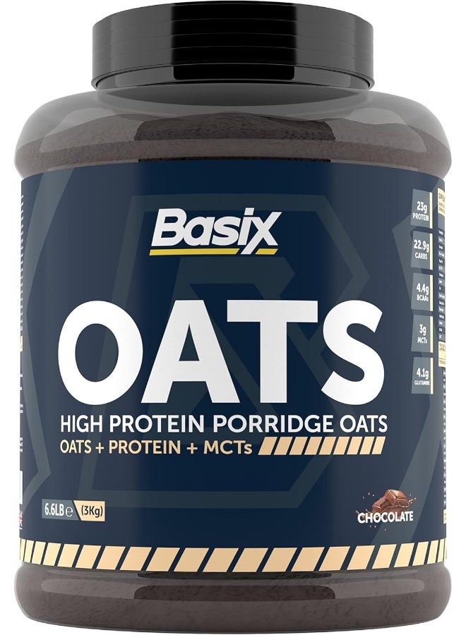 Basix شوفان بالشوكولاتة 3 كجم - Image 1