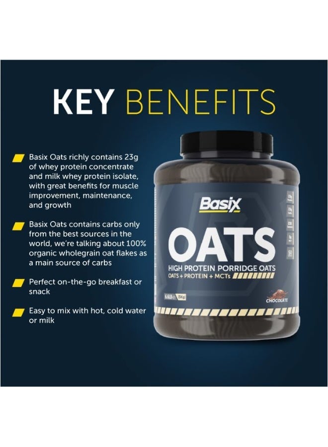 Basix شوفان بالشوكولاتة 3 كجم - Image 5