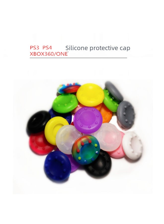 Silicone Protective Caps For PS3/PS4/PS5/360/Xbox One/Pro Game Controller Joystick Durable Key Silicon Cover-Product Color:Red  - Image 2