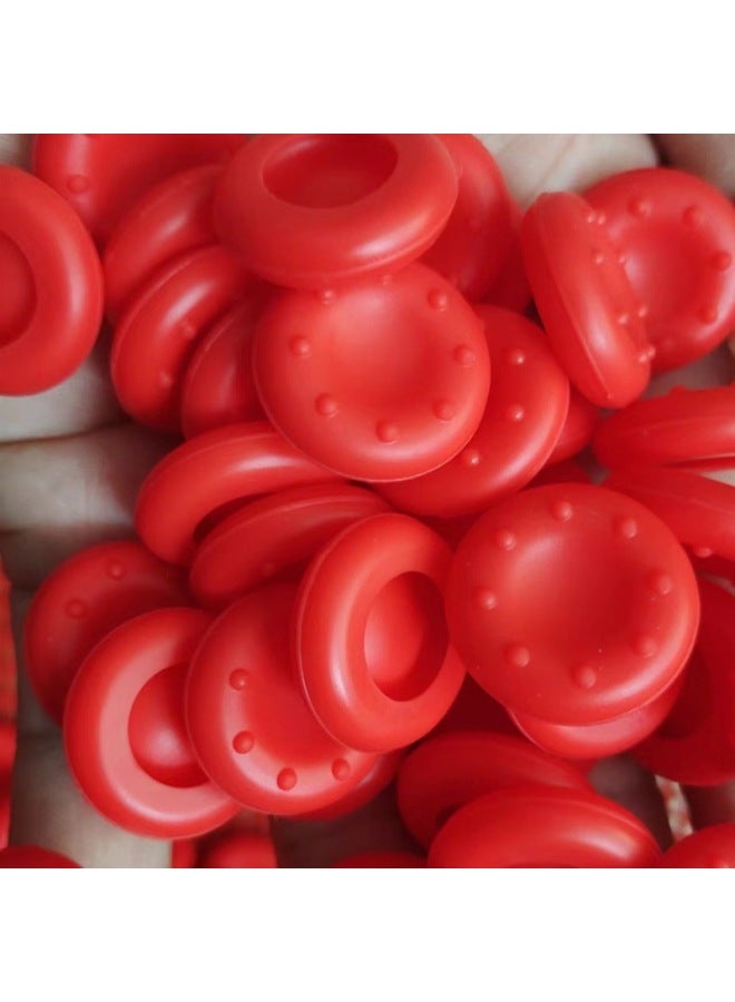 Silicone Protective Caps For PS3/PS4/PS5/360/Xbox One/Pro Game Controller Joystick Durable Key Silicon Cover-Product Color:Red  - Image 1