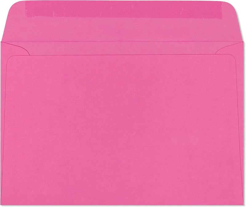 EnDoc 9x12 Envelope Pink Starburst Color- Blank Open Side Envelopes-15 Pack 24Lb Paper - Image 2