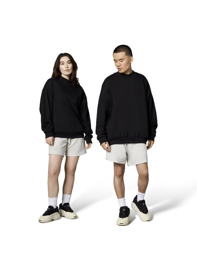 Adidas Adidas One Fl Crew Black Basketball Sweatshirts For Unisex Xs  - Image 5