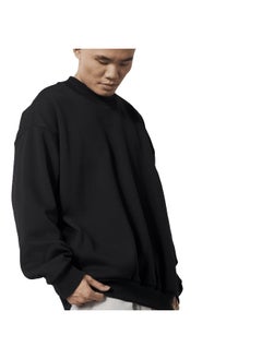 Adidas Adidas One Fl Crew Black Basketball Sweatshirts For Unisex Xs  - Image 3