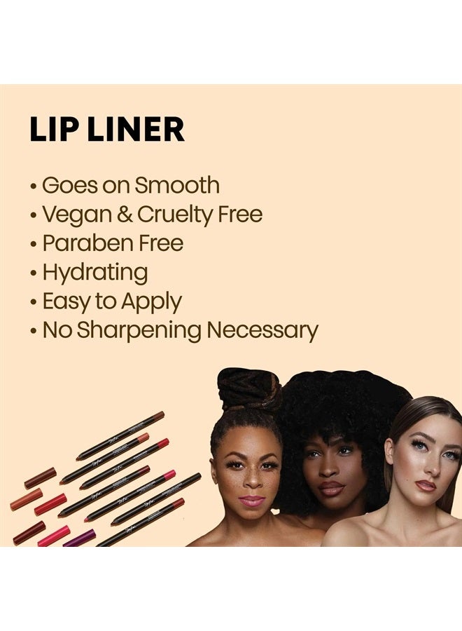 The Lip Bar Straight Line Lip Liner | Vegan & Cruelty Free | Straight Lovin' - Image 2