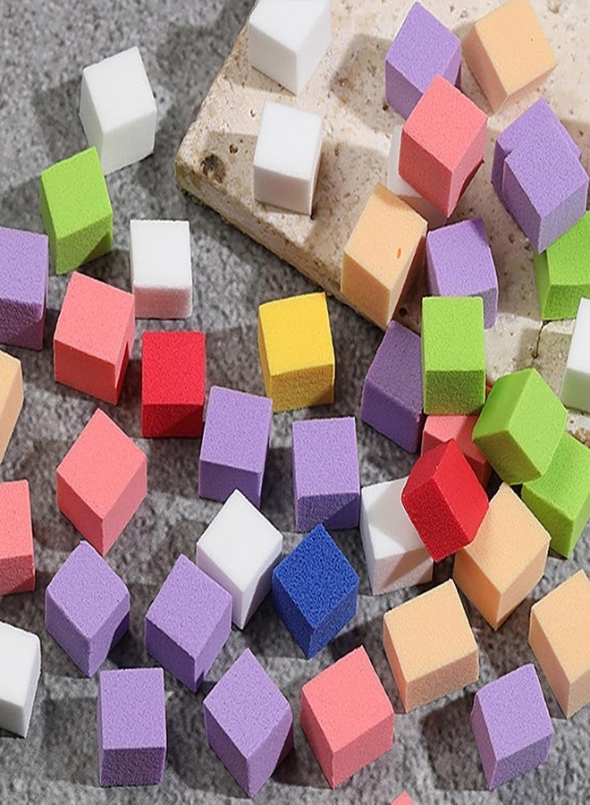 Ruby Face Rubyface Nail Sponge 1 Metal Grabber with Mini Replaceable Nail Sponges Blocks for Ombre Nail Art, Stamping Tools Nail Art Tools Nail ( Multicoloured ) (Grabber Kit 100 Pcs) - Image 3