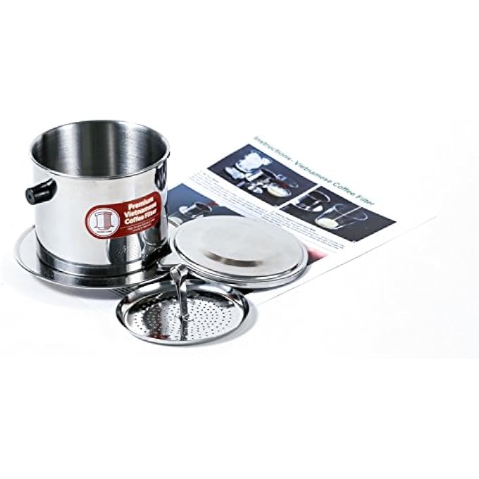 Thang Long Vietnamese Coffee Filter Set Also Known As A Vietnamese Coffee Maker Or Press 8Oz Gravity Insert 2Pack - Image 3
