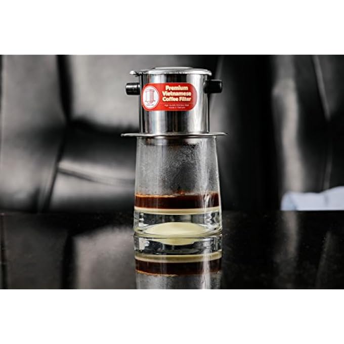 Thang Long Vietnamese Coffee Filter Set Also Known As A Vietnamese Coffee Maker Or Press 8Oz Gravity Insert 2Pack - Image 5