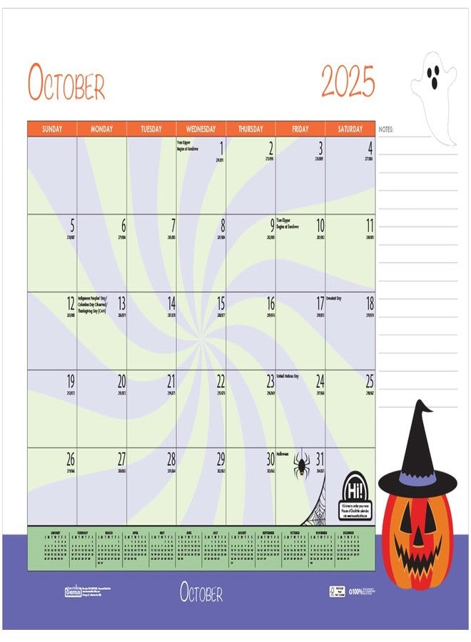 House of Doolittle 2025-2026 House of Doolittle Seasonal/Holiday 22" x 17" Academic Monthly Desk Pad Calendar (1395-26) - Image 4