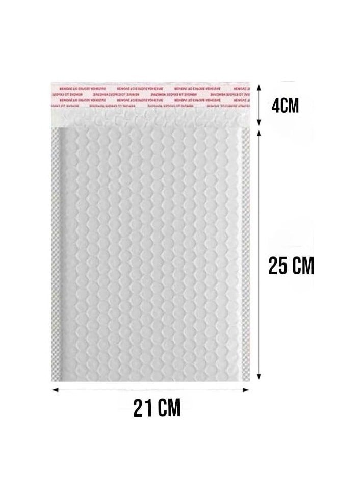 أكياس بريدية فقاعية، أكياس بريدية فقاعية من البوليستر، مظاريف مبطنة مقاومة للماء، أكياس شحن ذاتية الغلق، مع غلاف مبطن بالفقاعات للشحن والتغليف (21*25 سم، أبيض 10 قطع) - pzsku/ZA8CC80AE17F3C23FDDE5Z/45/_/1717413260/fda1cc9f-8692-4a45-84e9-ed2696fb697f